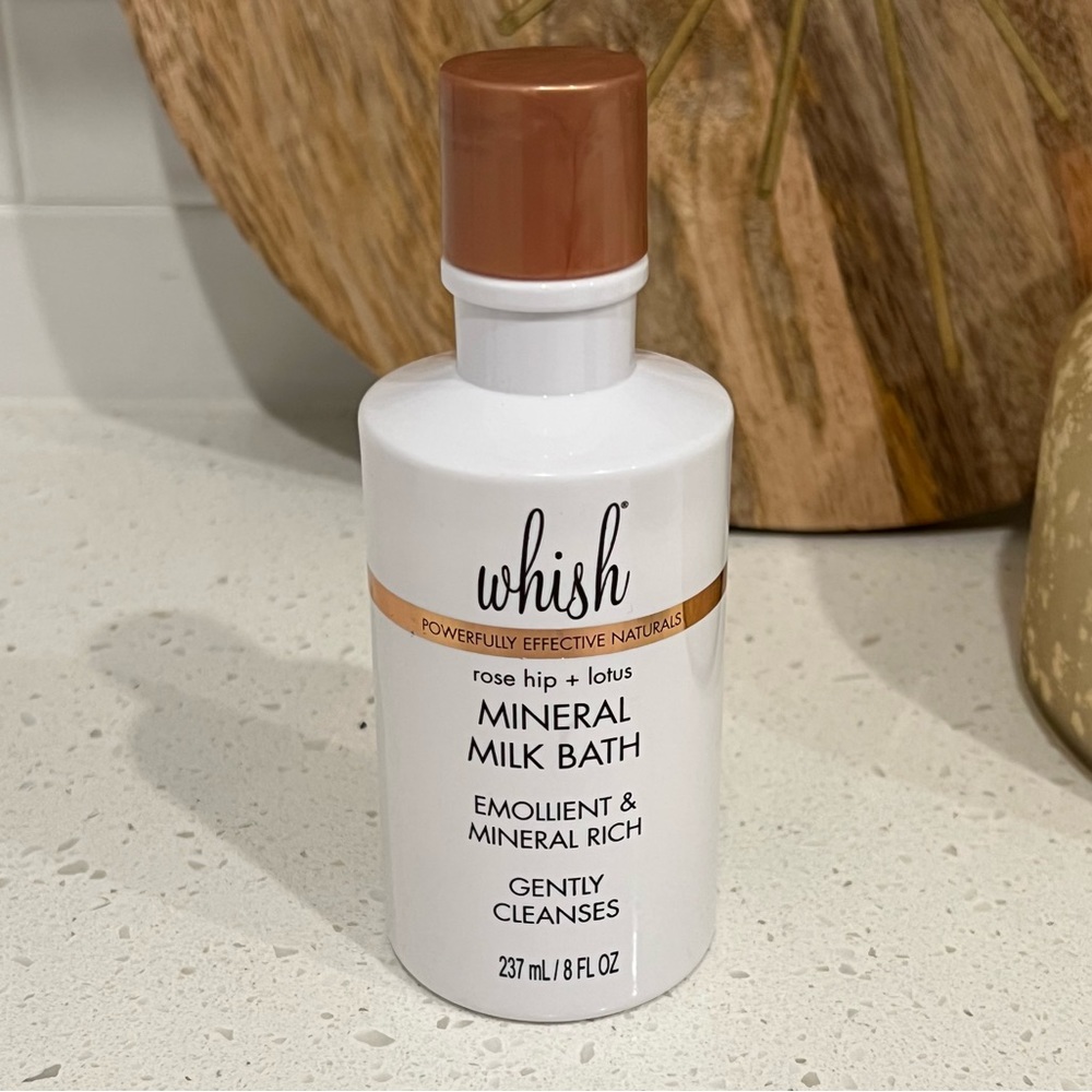 NEW! Whish Mineral Milk Bath $38.00 Retail.